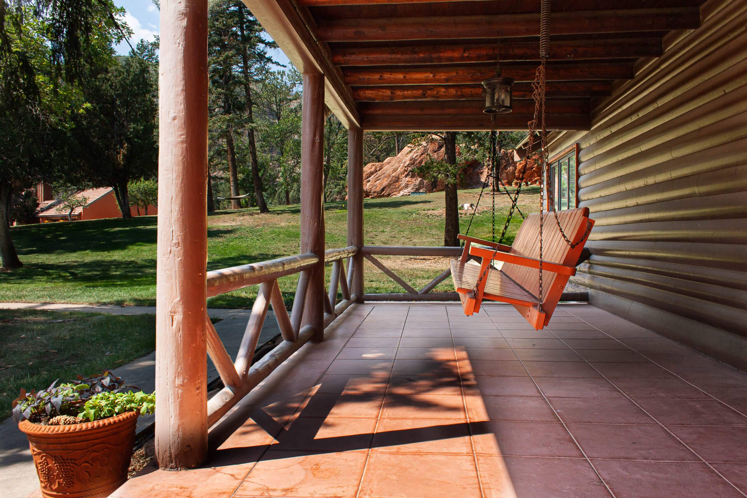 Eagle's Nest porch swing